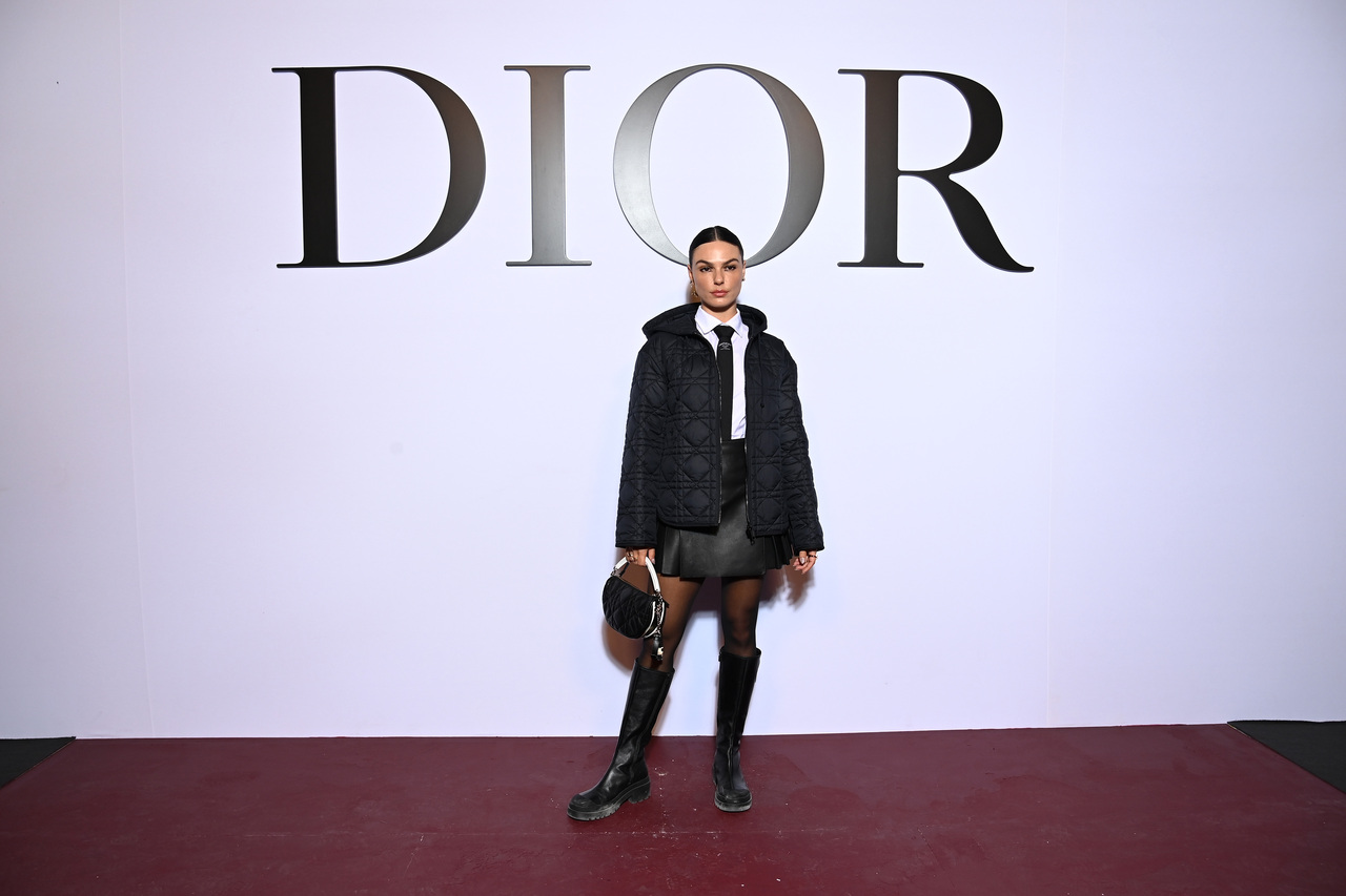 Isis Valverde no desfile da Dior