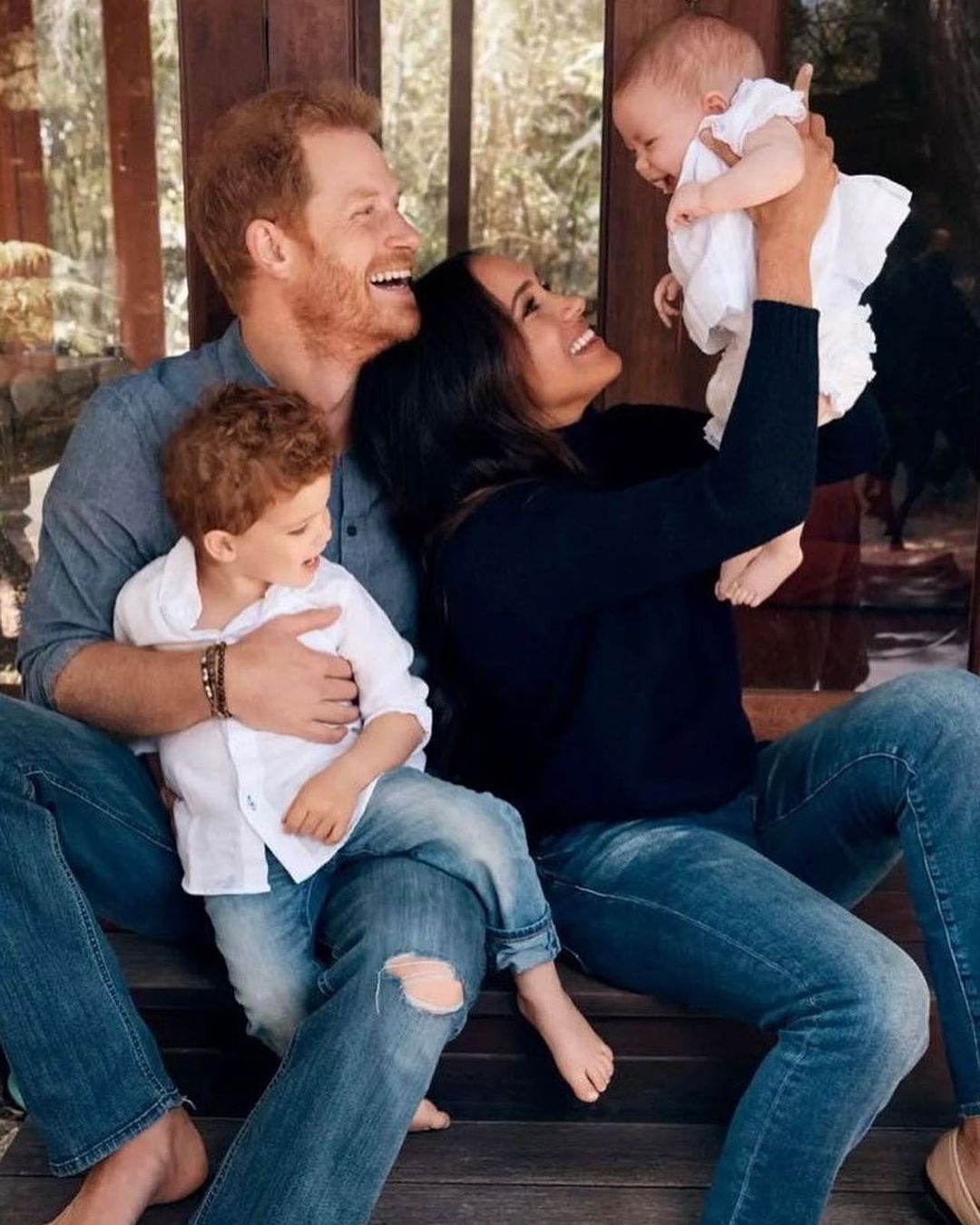 Príncipe Harry, Meghan Markle e os herdeiros, Archie e Lilibet Diana