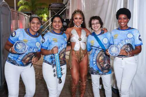 Sabrina Sato é a Rainha de bateria da escola de samba Vila Isabel - Foto: Thiago Mattos/AgNews