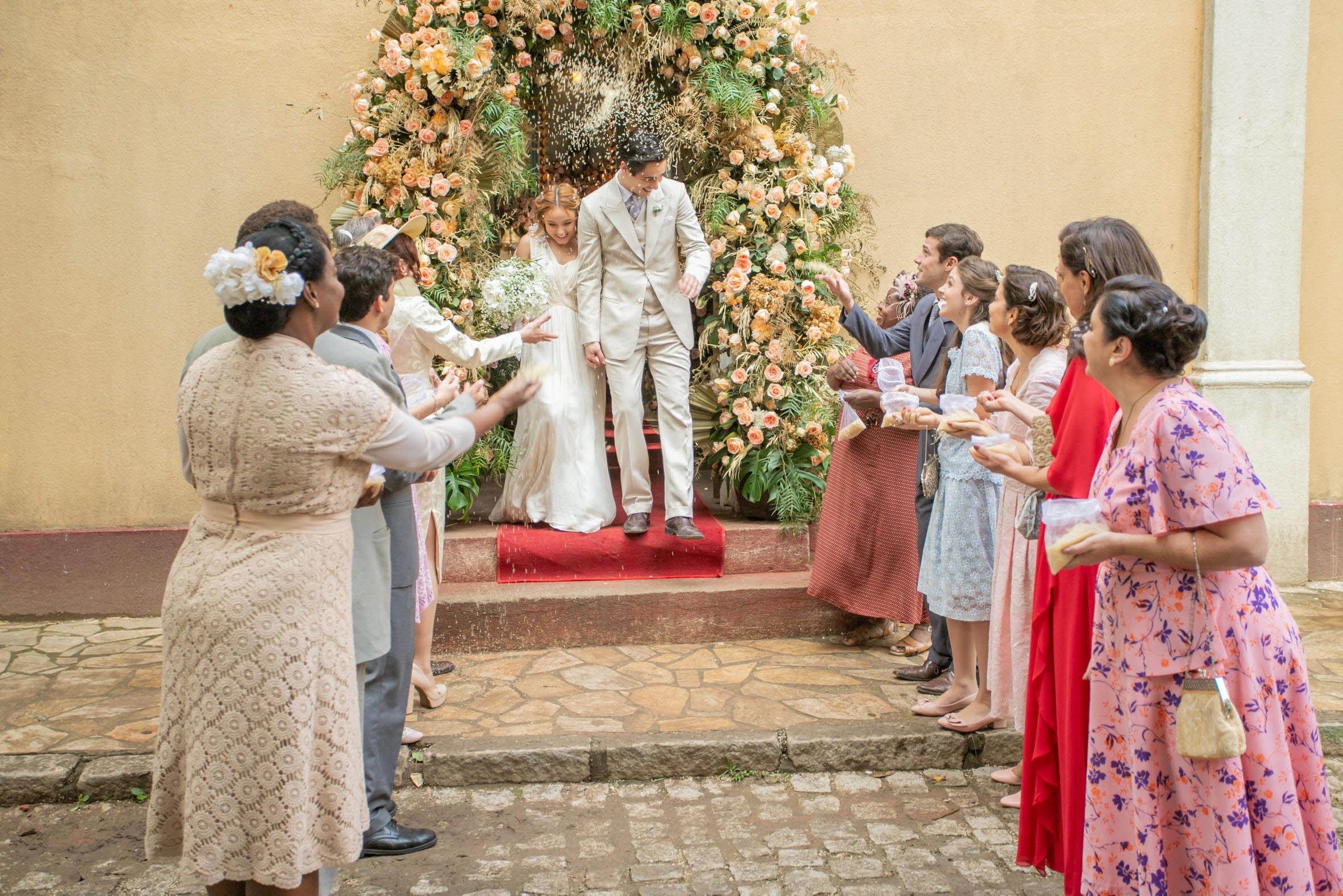 Casamento de Isadora (Larissa Manoela) e Joaquim (Danilo Mesquita) na novela Além da Ilusão