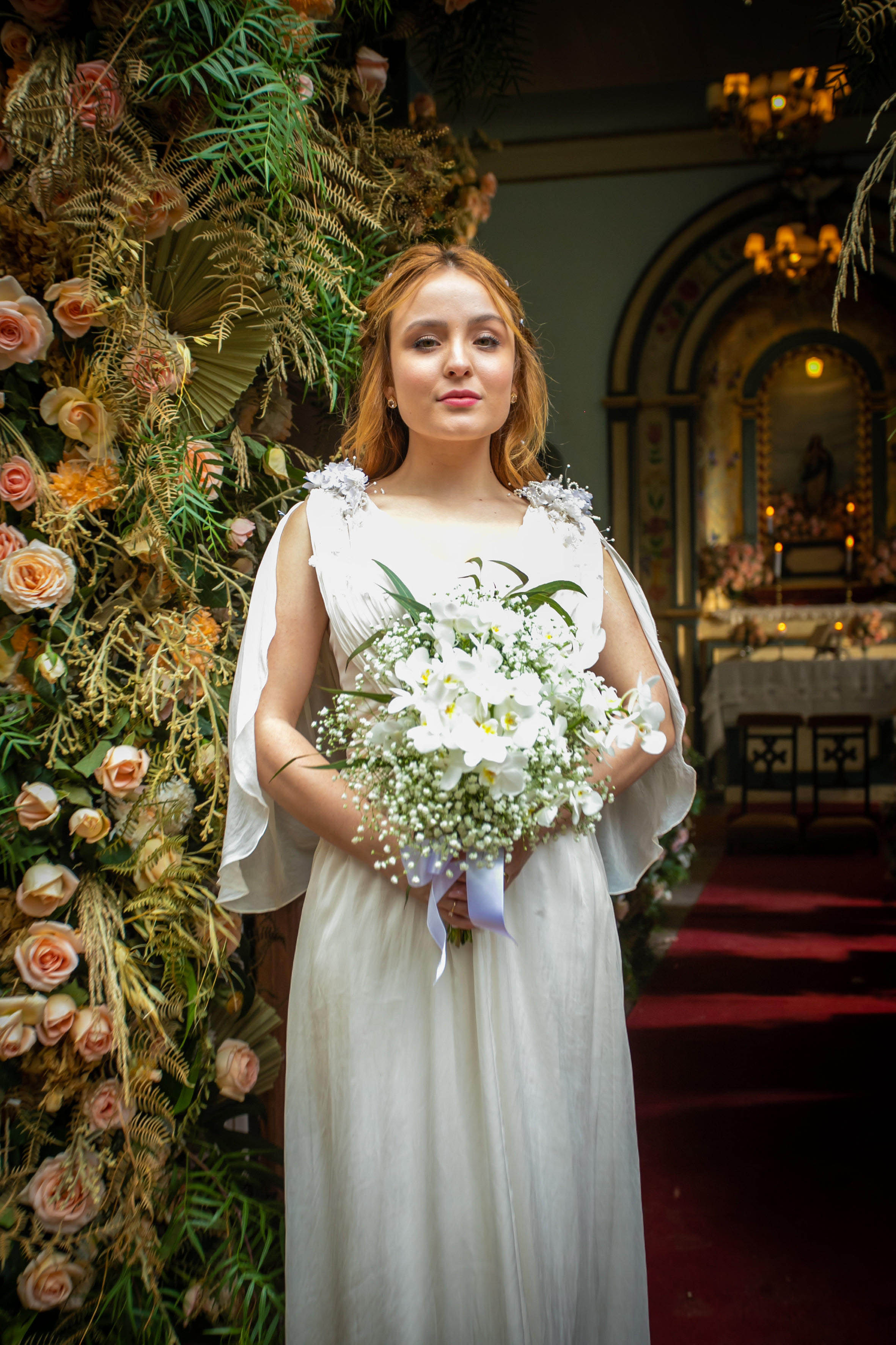 Casamento de Isadora (Larissa Manoela) e Joaquim (Danilo Mesquita) na novela Além da Ilusão