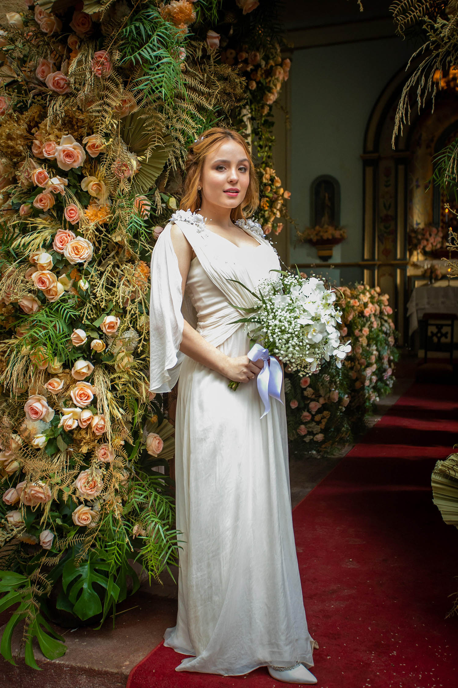 Casamento de Isadora (Larissa Manoela) e Joaquim (Danilo Mesquita) na novela Além da Ilusão