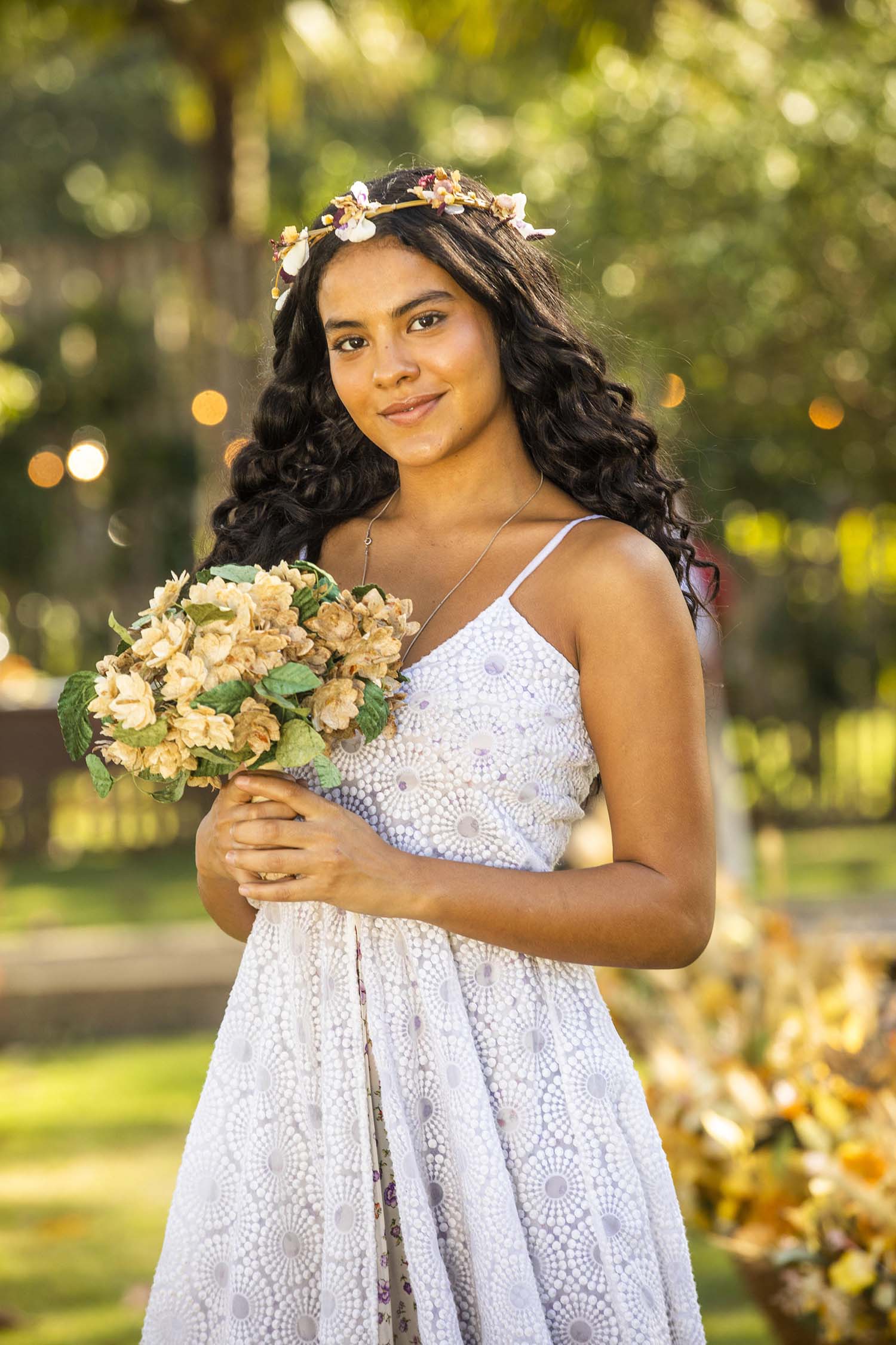 Casamento de Muda e Tibério na novela Pantanal