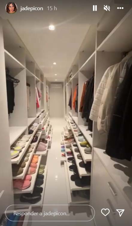 Jade Picon mostra seu novo closet