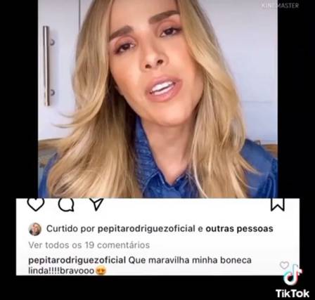 Pepita Rodrigues rasga elogios para a nora, Wanessa Camargo