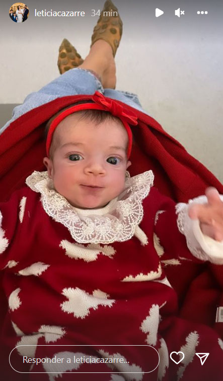 Maria Guilhermina, filha de Juliano Cazarré e Leticia Cazarré