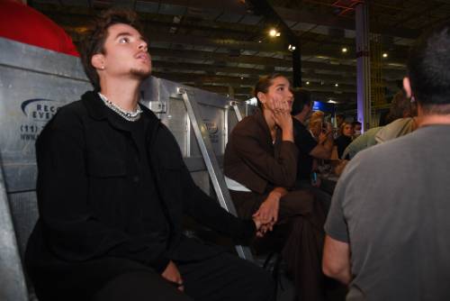 Sasha e João Figueiredo estavam na Bienal de São Paulo