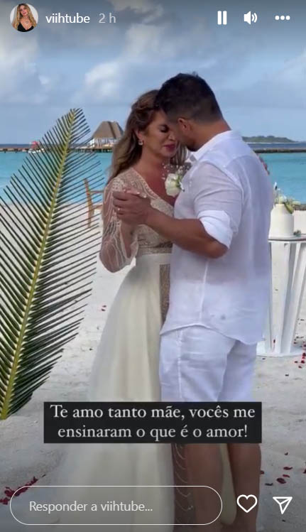 Viih Tube organiza casamento surpresa para sua mãe