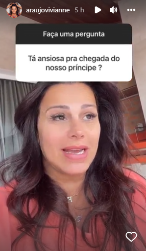 Viviane Araujo fala sobre a gravidez