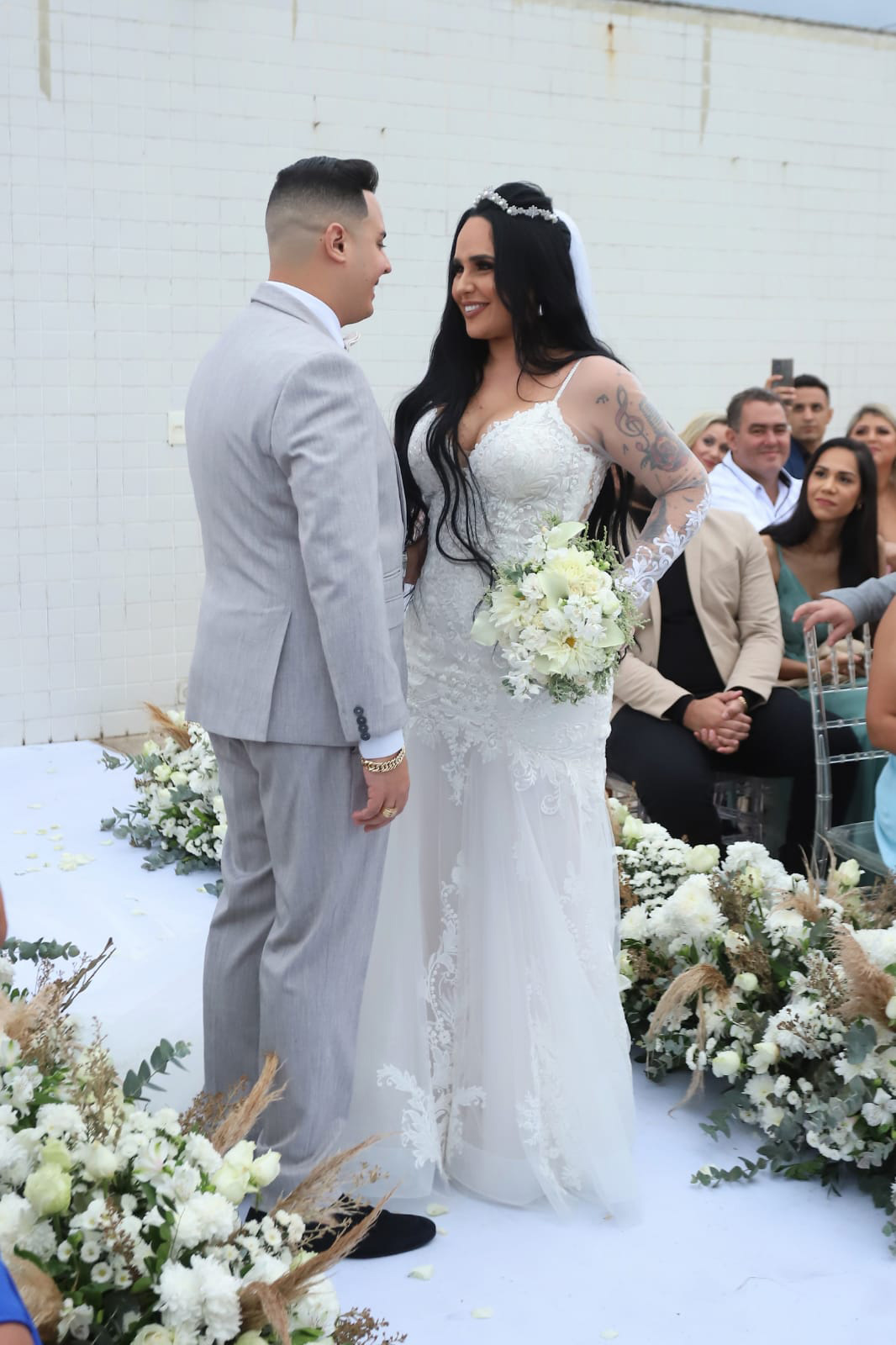 Casamento da cantora Perlla com Patrick Abrahão