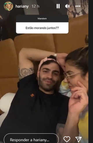 Hariany Almeida e DJ Netto estão morando juntos