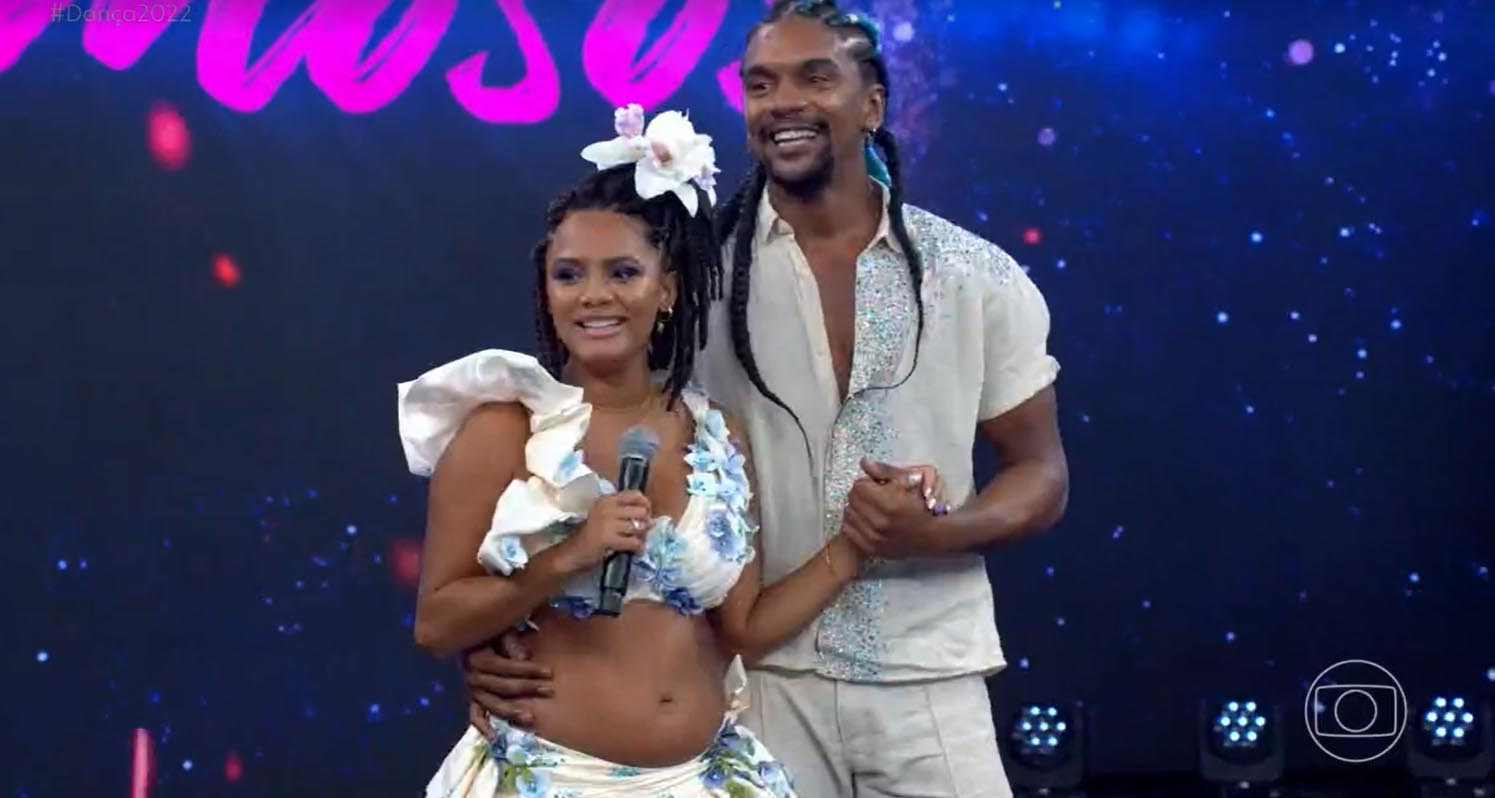 Jéssica Ellen e Marcus Lobo no Domingão com Huck