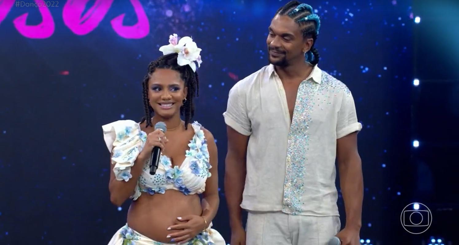 Jéssica Ellen e Marcus Lobo no Domingão com Huck