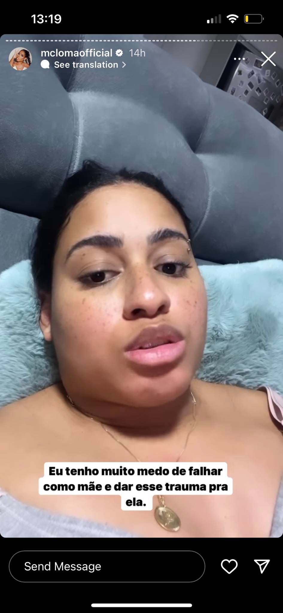 MC Loma revela o motivo de não pretender mostrar a filha no Instagram