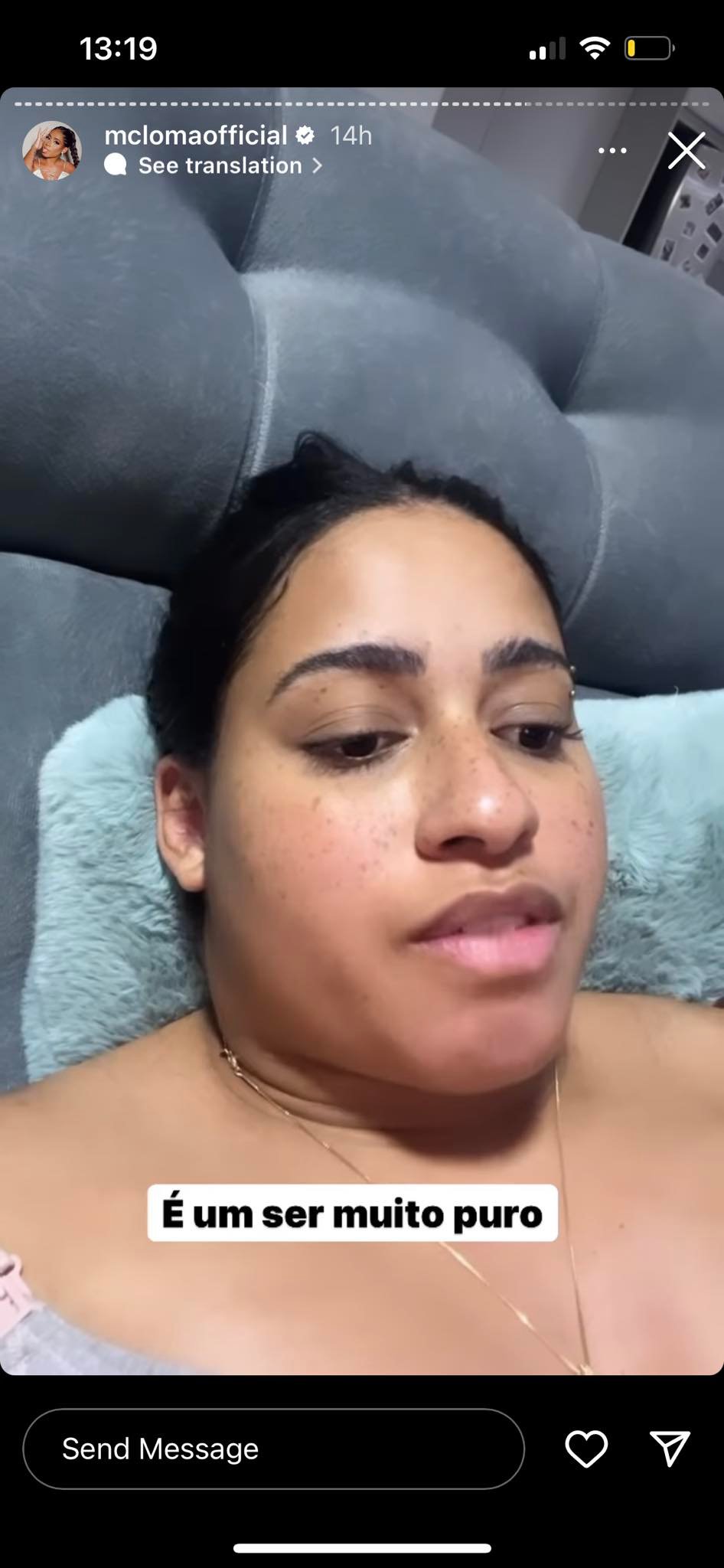 MC Loma revela o motivo de não pretender mostrar a filha no Instagram