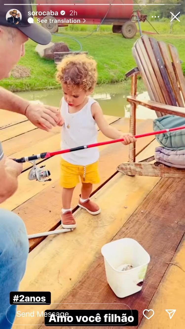 Biah Rodrigues e Sorocaba se declaram no aniversário de Theo