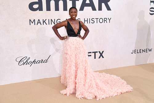 Cynthia Erivo marcou presença no evento de gala em Cannes