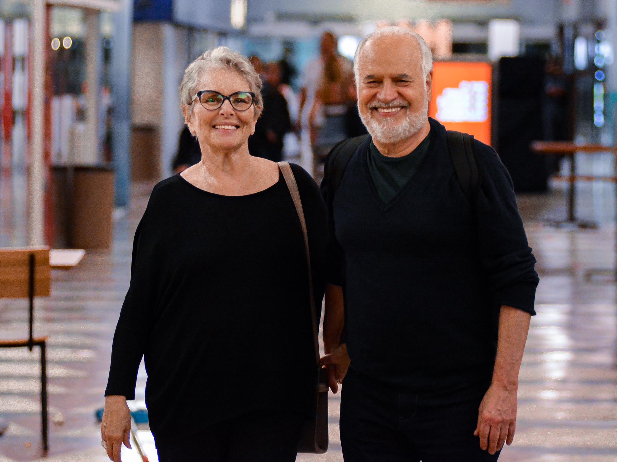 Irene Ravache e o marido, Edison Paes de Melo Filho