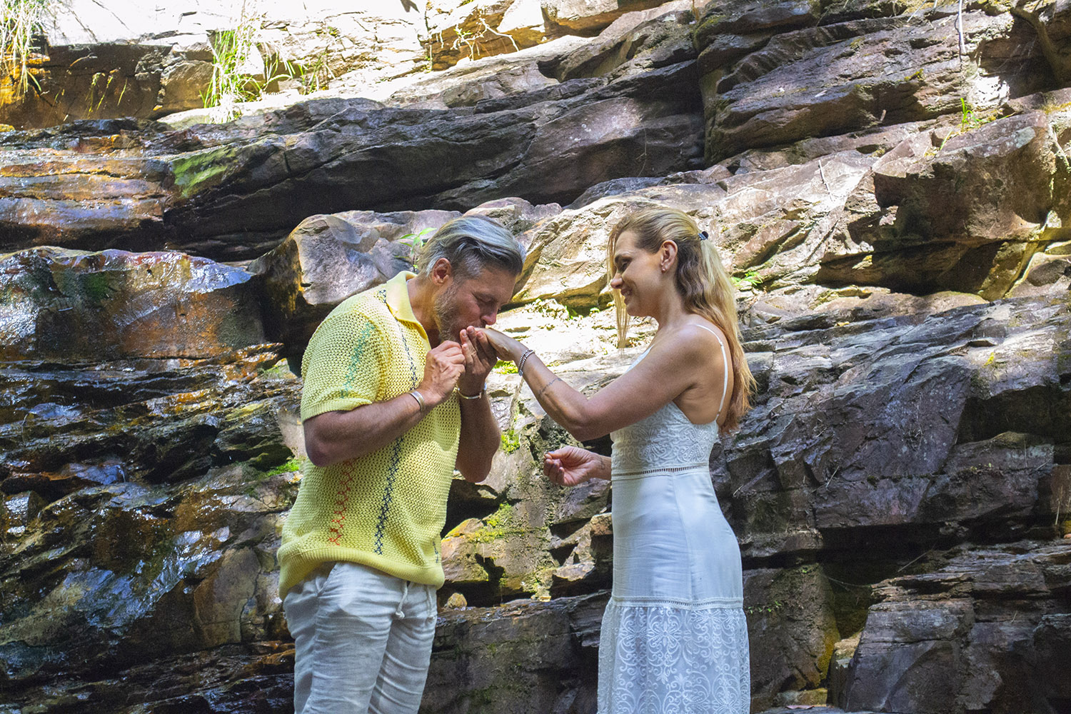 Casamento de Luigi Baricelli e Andreia Baricelli na Chapada dos Veadeiros