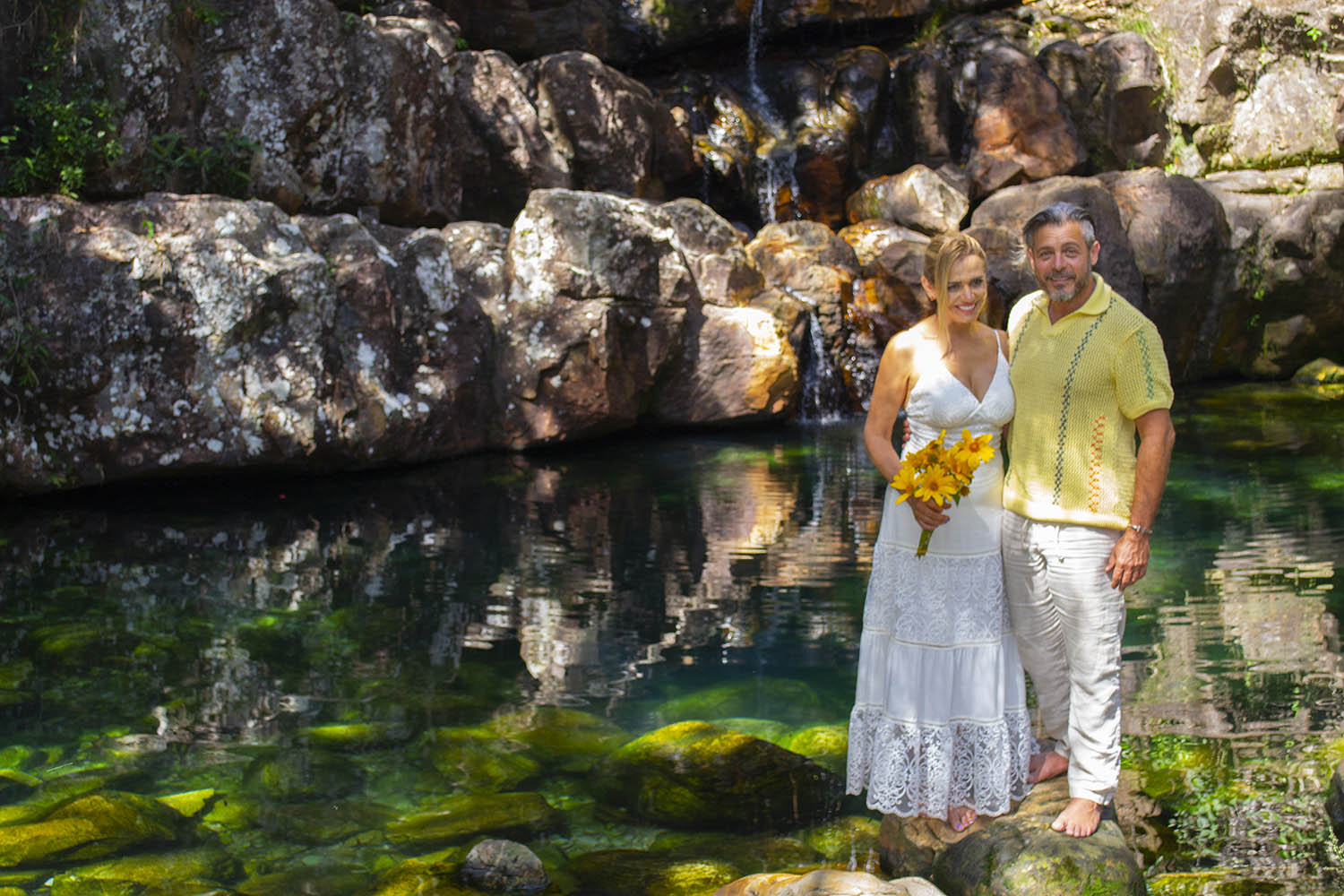 Casamento de Luigi Baricelli e Andreia Baricelli na Chapada dos Veadeiros