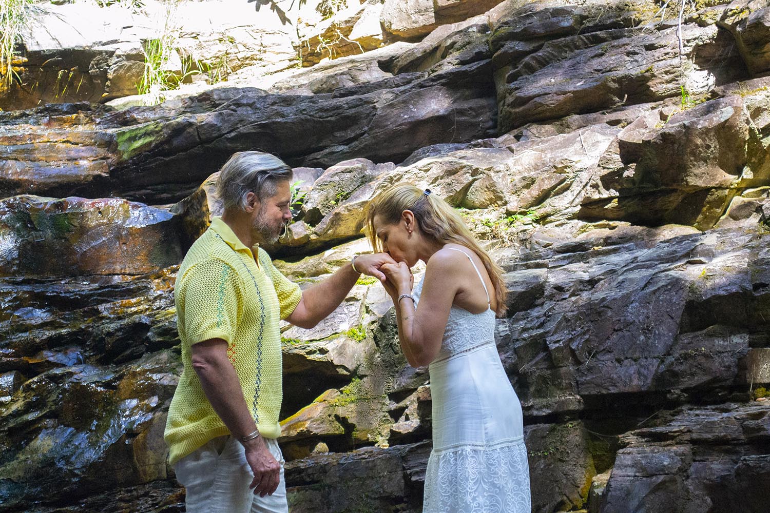 Casamento de Luigi Baricelli e Andreia Baricelli na Chapada dos Veadeiros