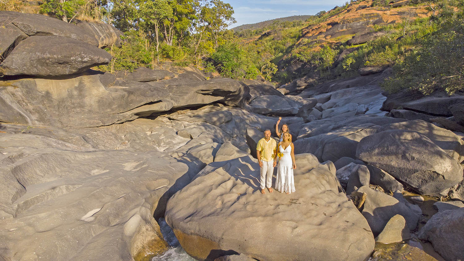 Casamento de Luigi Baricelli e Andreia Baricelli na Chapada dos Veadeiros