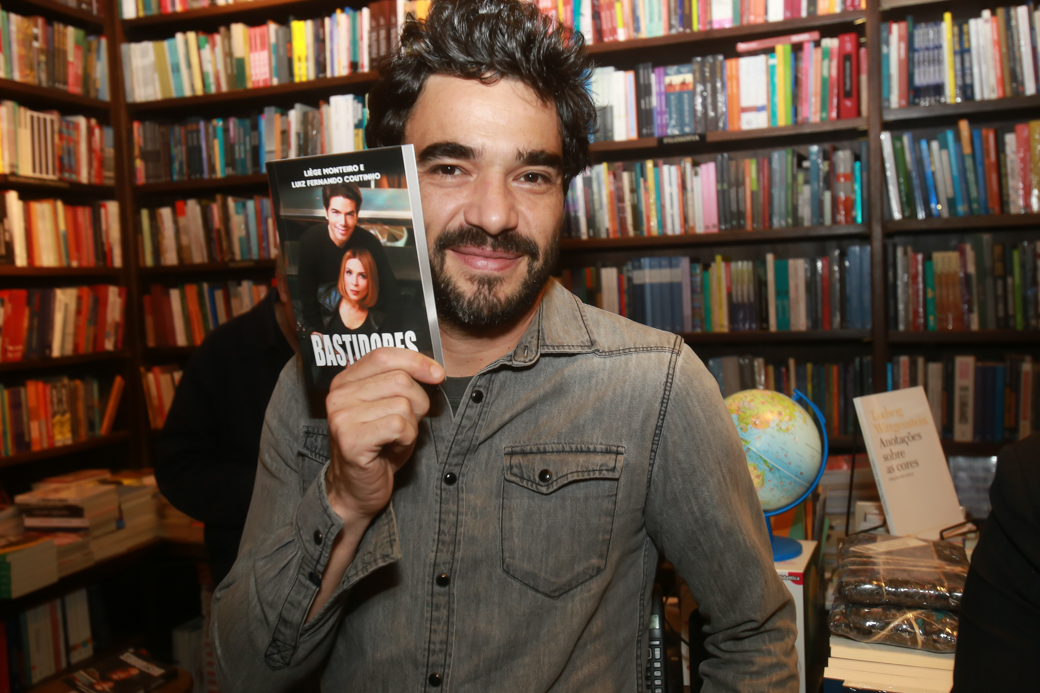 Famosos no lançamento do livro 'Bastidores'