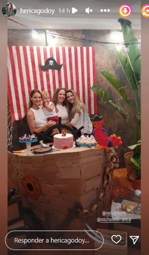 Filho de Chay Suede e Laura Neiva ganha festa de um ano em casa