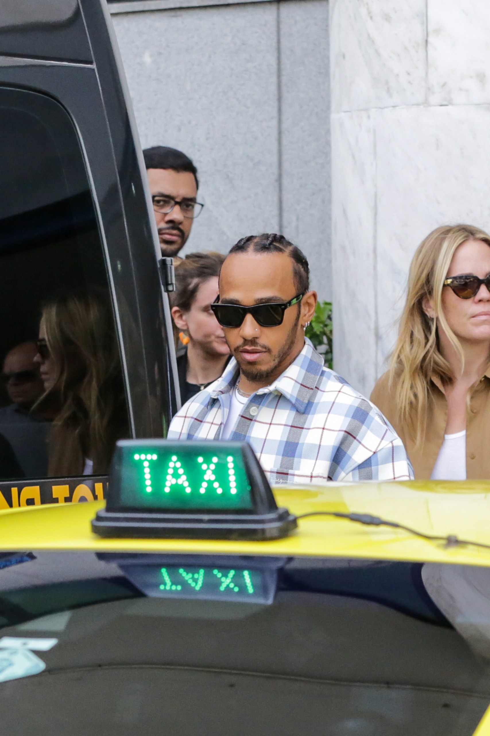 Lewis Hamilton e Luciano Huck