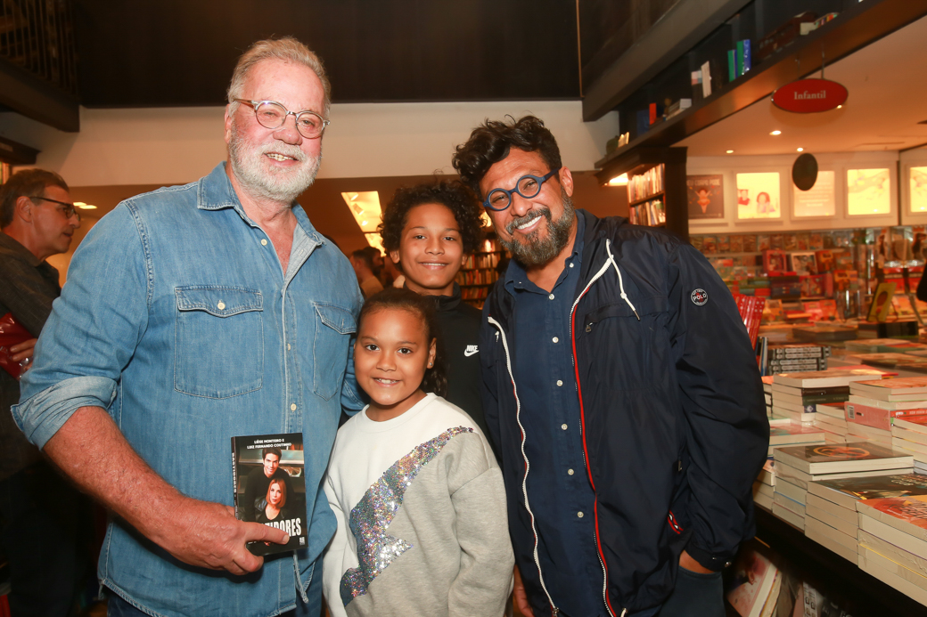 Famosos no lançamento do livro 'Bastidores'