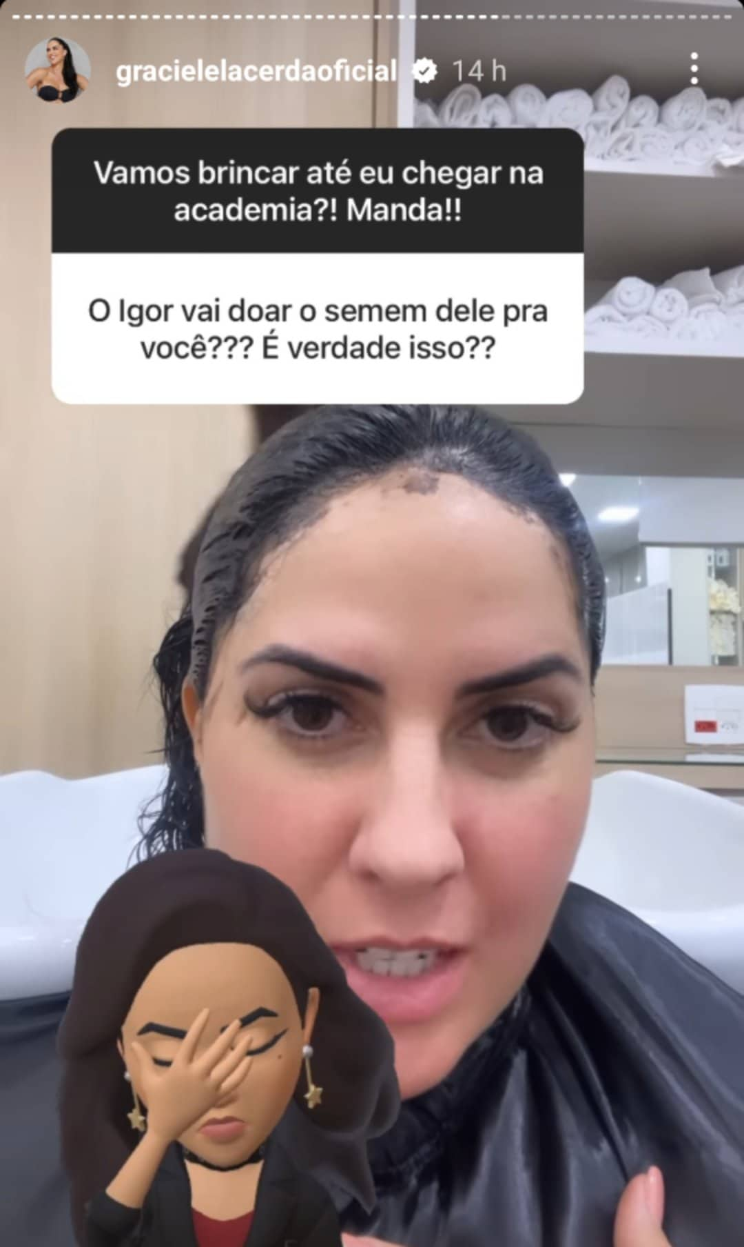 Graciele Lacerda sobre gravidez