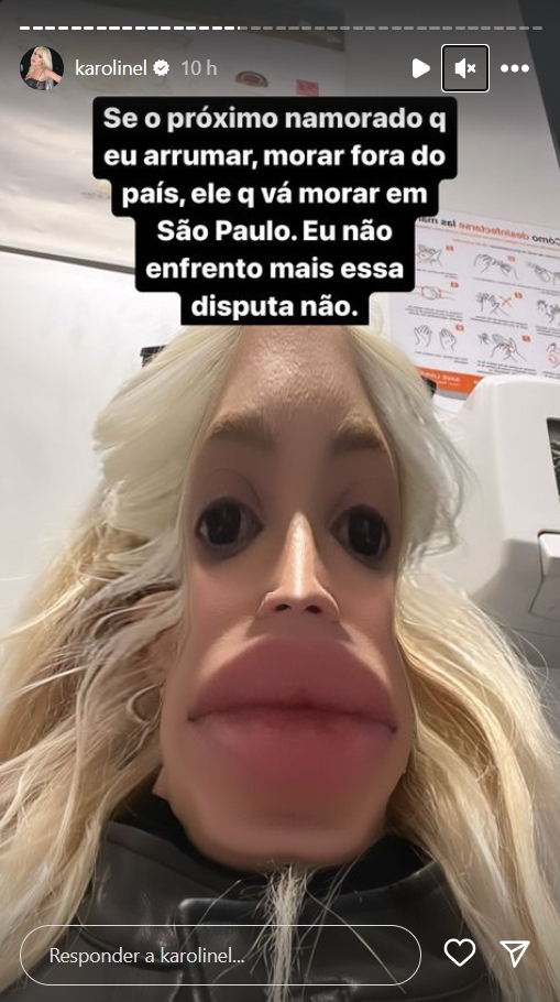 Karoline Lima brinca sobre voltar ao Brasil - Créditos: Reprodução / Instagram