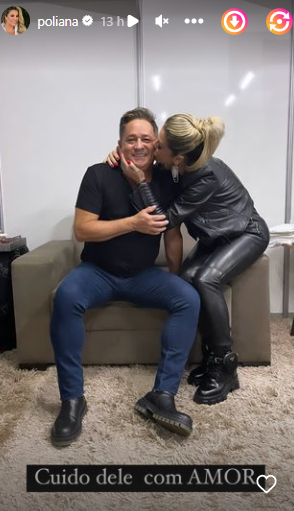 Poliana Rocha celebra 26 anos com Leonardo