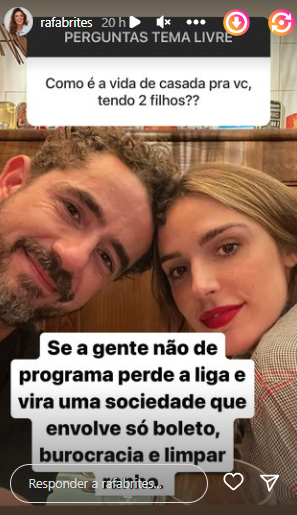 Rafa Brites fala sobre casamento