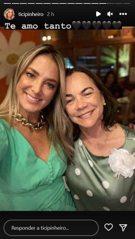 Ticiane Pinheiro presta homenagem à Edna Tralli - Créditos: Reprodução / Instagram