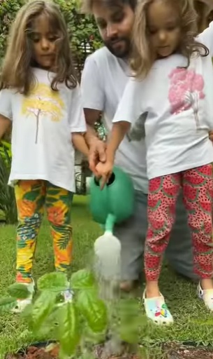 Filhas de Ivete Sangalo e Daniel Cady aparecem em vídeo encantador em meio à natureza