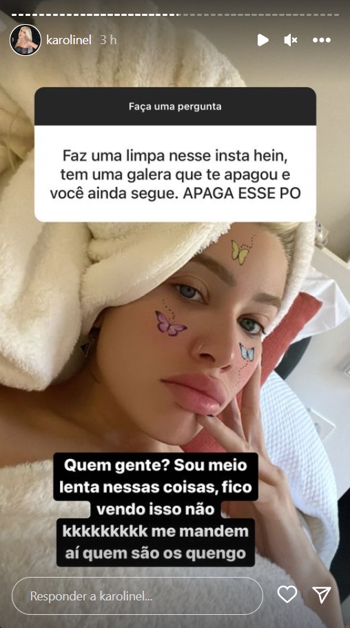 Karoline Lima debocha de jogadores - Créditos: Reprodução / Instagram