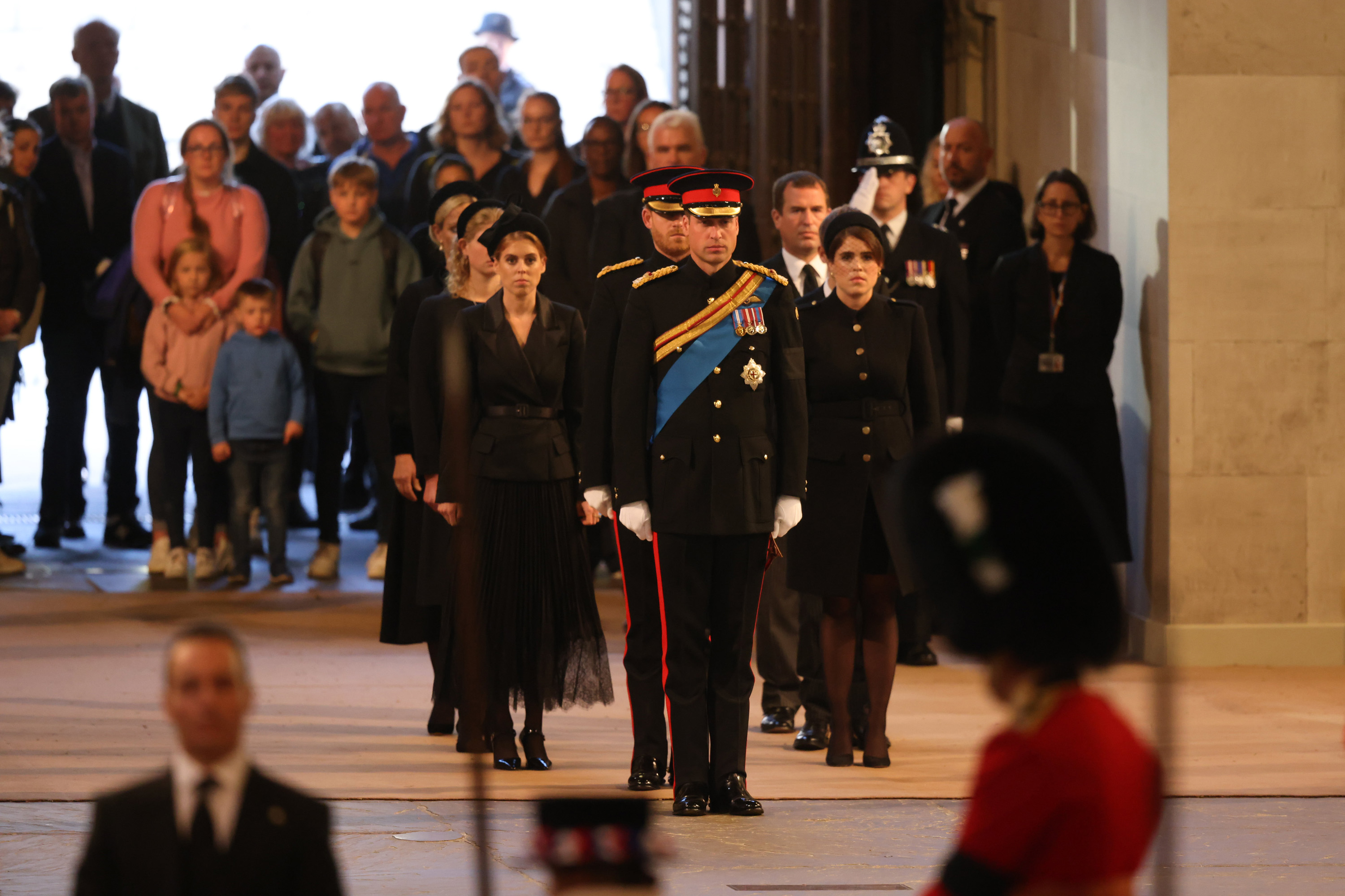 Vígilia à Rainha Elizabeth II netos