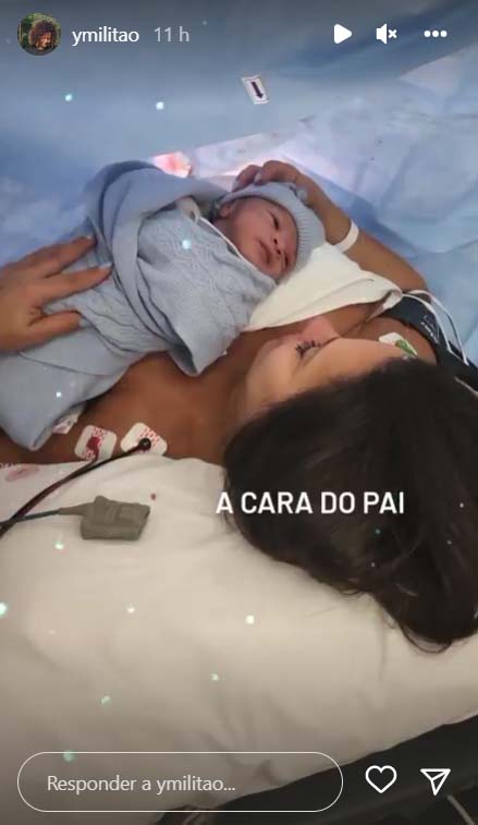 Viviane Araujo dá à luz Joaquim