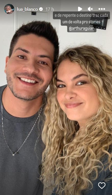 Arthur Aguiar e Lua Blanco