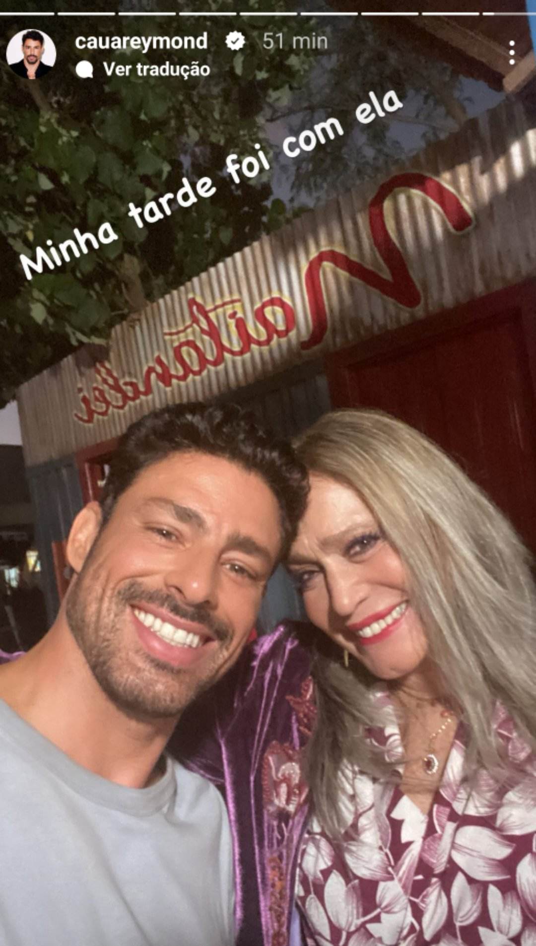 Cauã Reymond e Susana Vieira