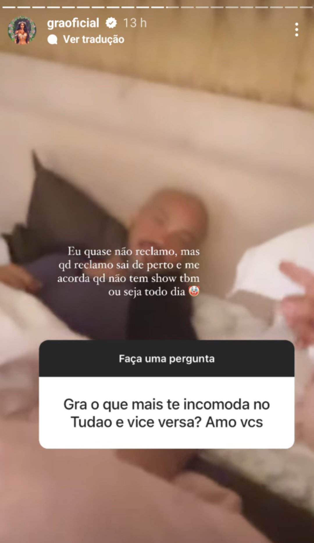 Gracyanne Barbosa revela problema com Belo