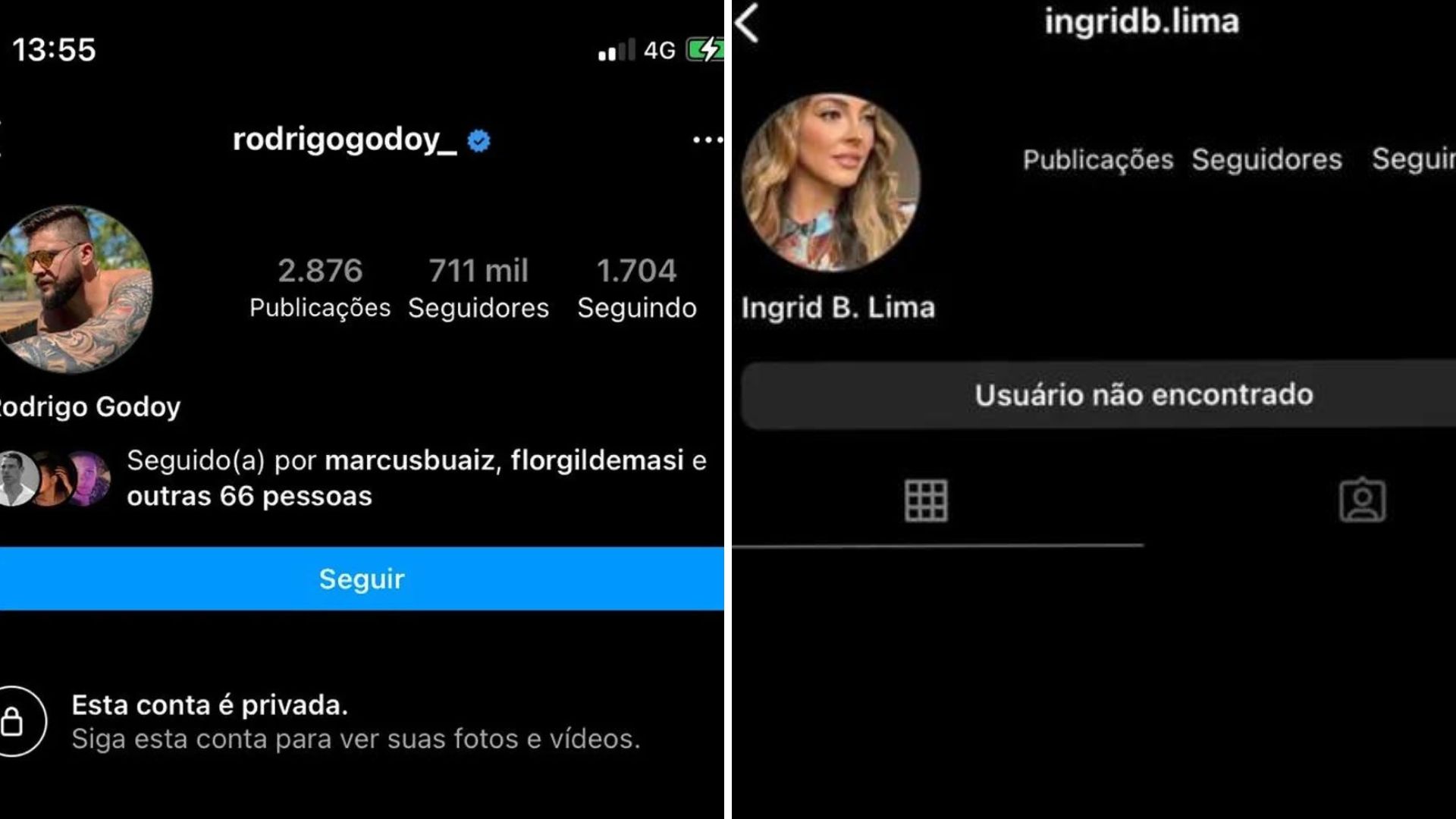 Ingrid Lima e Rodrigo Godoy