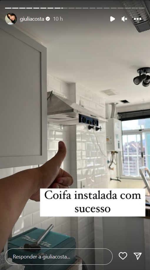 Giulia Costa mostra sua casa - Créditos: Reprodução / Instagram