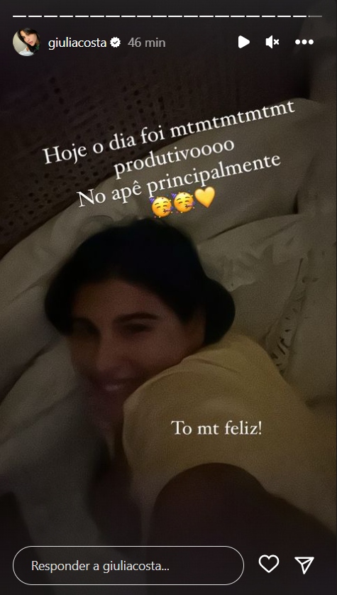 Giulia Costa mostra sua casa - Créditos: Reprodução / Instagram