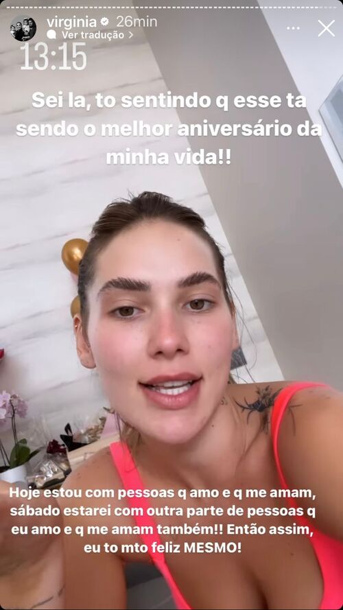 Em seu Instagram, a esposa de Zé Felipe compartilhou um story comentando sobre seu aniversário em clima de otimismo. 