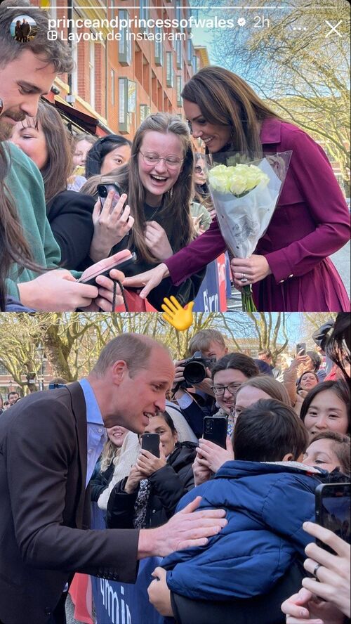 Kate Middleton surgiu elegante com um sobretudo vinho