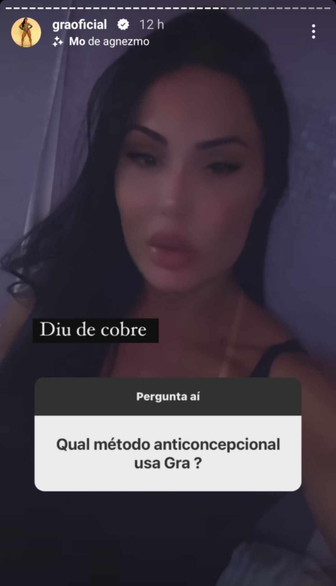 Gracyanne Barbosa revela método contraceptivo