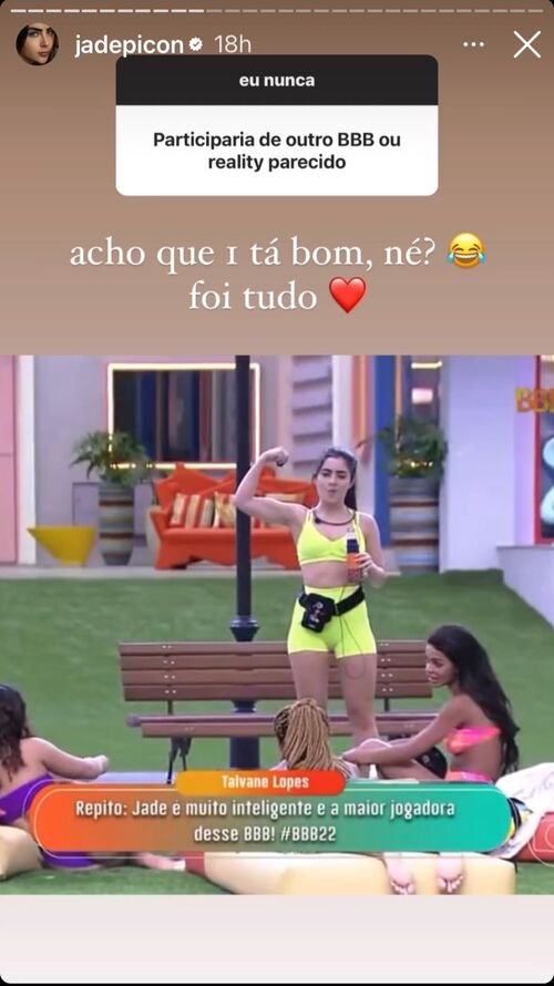 Os fãs curiosos da irmã de Léo Picon a questionaram se ela considera participar de mais um reality show