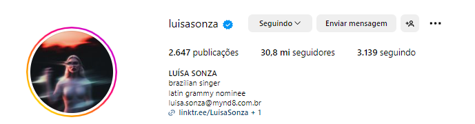 Luísa Sonza perde seguidores após clipe Campo de Morango